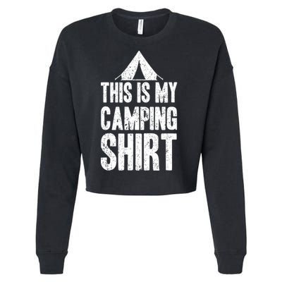 This Is My Camping Cropped Pullover Crew