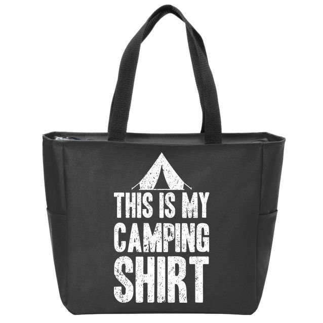 This Is My Camping Zip Tote Bag