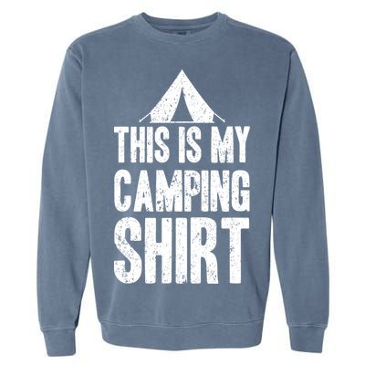 This Is My Camping Garment-Dyed Sweatshirt