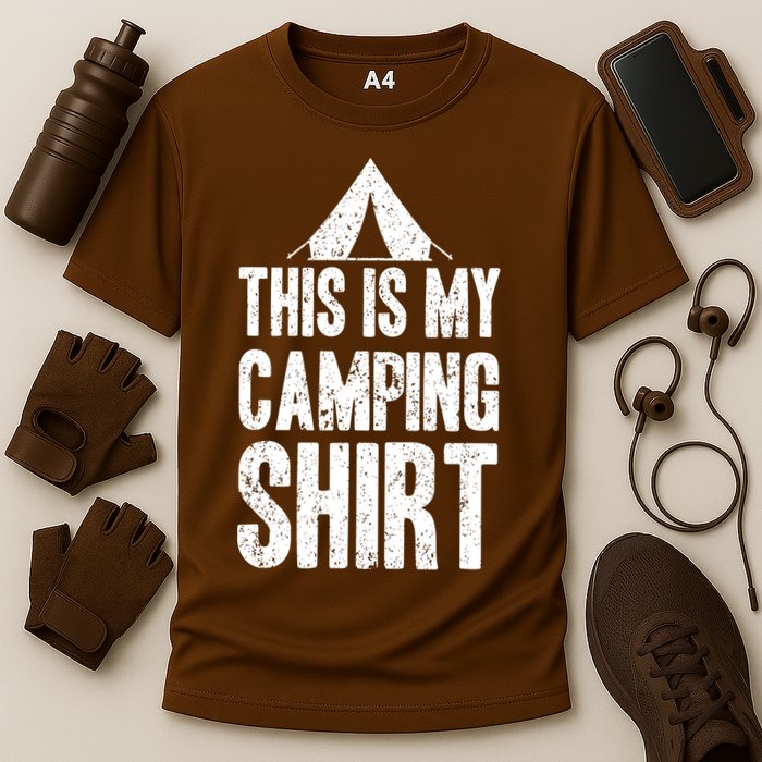 This Is My Camping Cooling Performance Crew T-Shirt