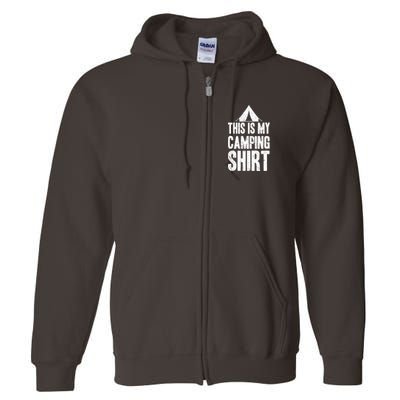 This Is My Camping Full Zip Hoodie