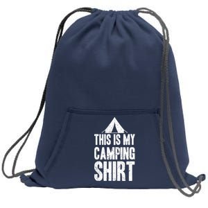 This Is My Camping Sweatshirt Cinch Pack Bag