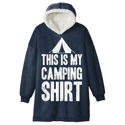 This Is My Camping Hooded Wearable Blanket