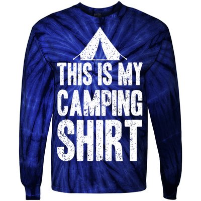 This Is My Camping Tie-Dye Long Sleeve Shirt