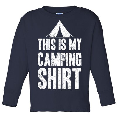 This Is My Camping Toddler Long Sleeve Shirt