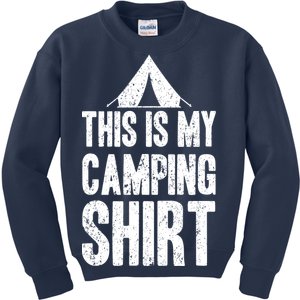 This Is My Camping Kids Sweatshirt