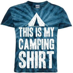 This Is My Camping Kids Tie-Dye T-Shirt