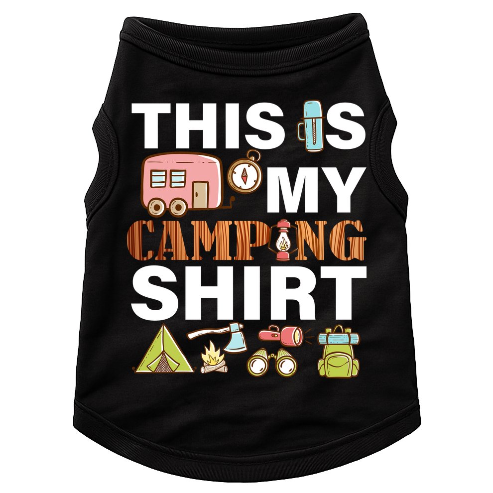 This Is My Camping Funny Doggie Tank