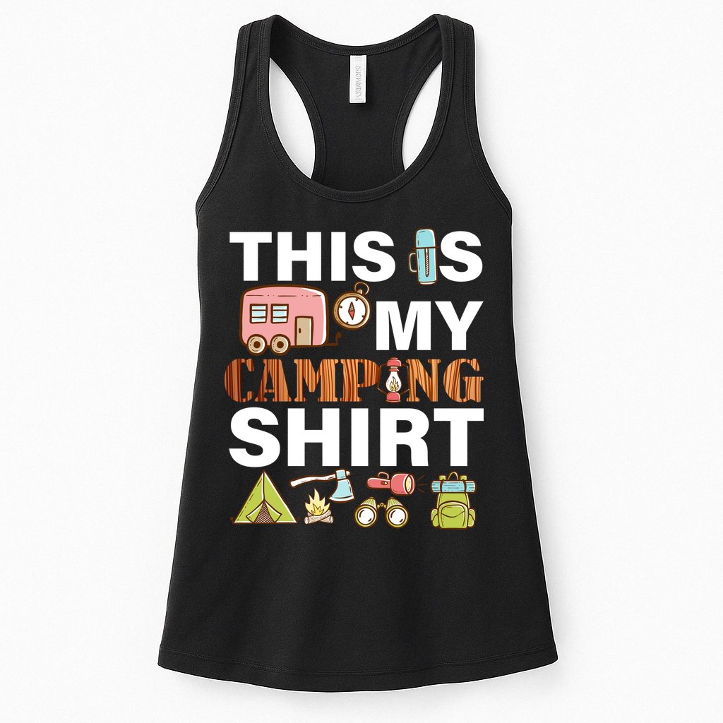 This Is My Camping Funny Womens Tank Top