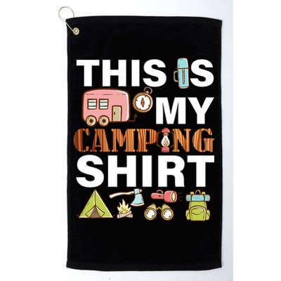 This Is My Camping Funny Golf Towel