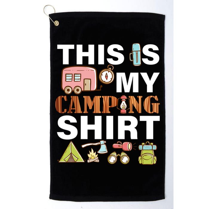 This Is My Camping Funny Golf Towel