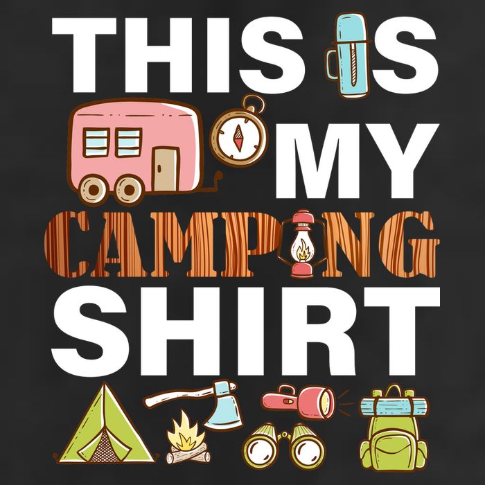 This Is My Camping Funny Golf Towel