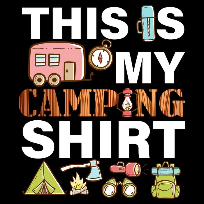 This Is My Camping Funny Wool Snapback Cap