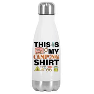 This Is My Camping Funny Stainless Steel Insulated Water Bottle