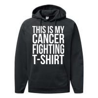 This Is My Cancer Fighting Performance Fleece Hoodie