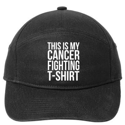 This Is My Cancer Fighting 7-Panel Snapback Hat