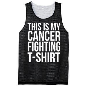 This Is My Cancer Fighting Mesh Reversible Basketball Jersey Tank