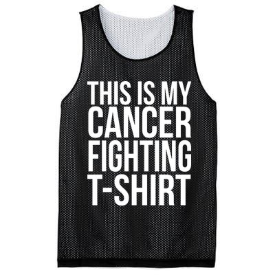 This Is My Cancer Fighting Mesh Reversible Basketball Jersey Tank
