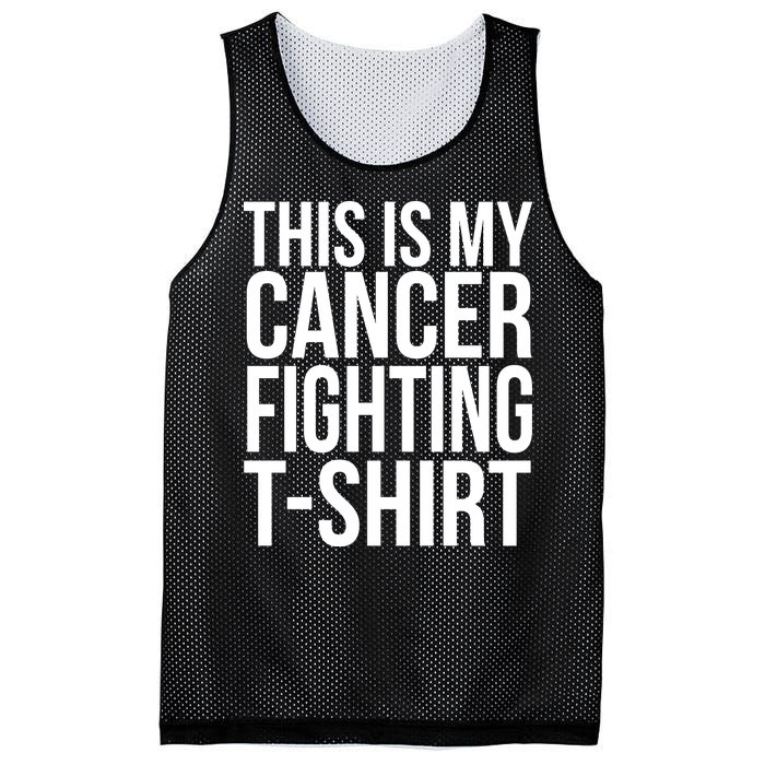 This Is My Cancer Fighting Mesh Reversible Basketball Jersey Tank