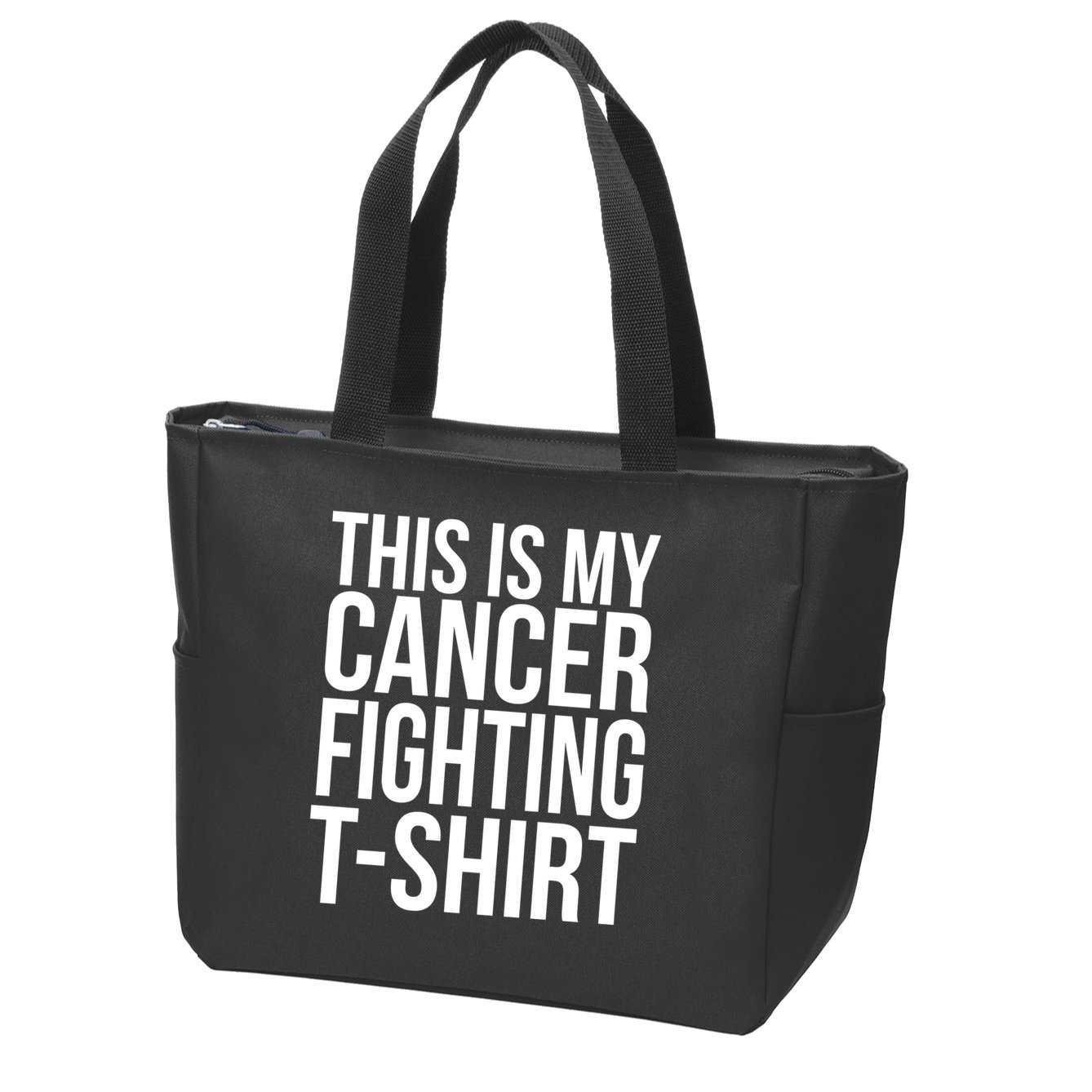 This Is My Cancer Fighting Zip Tote Bag