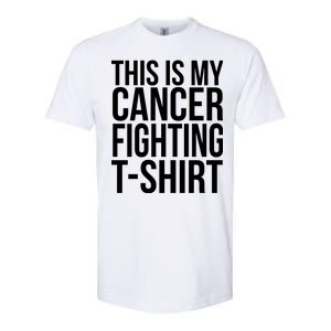 This Is My Cancer Fighting Softstyle CVC T-Shirt