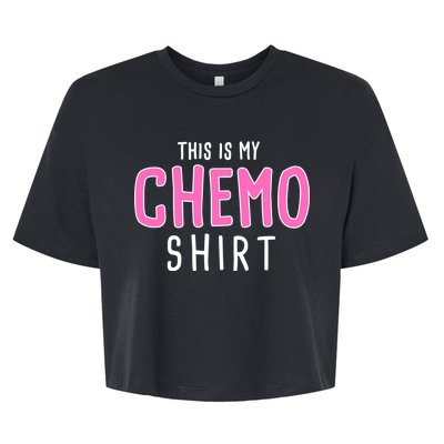 This Is My Chemo Shirt Bella+Canvas Jersey Crop Tee