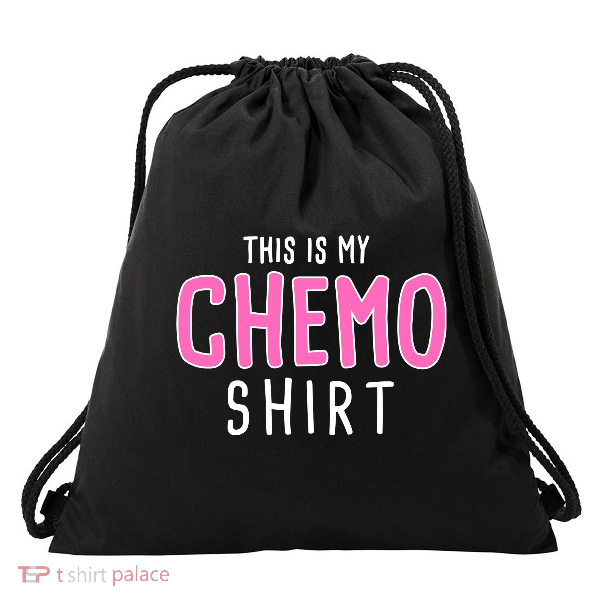 This Is My Chemo Shirt Drawstring Bag