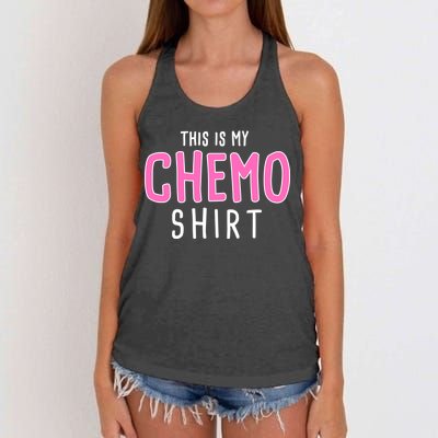 This Is My Chemo Shirt Women's Knotted Racerback Tank