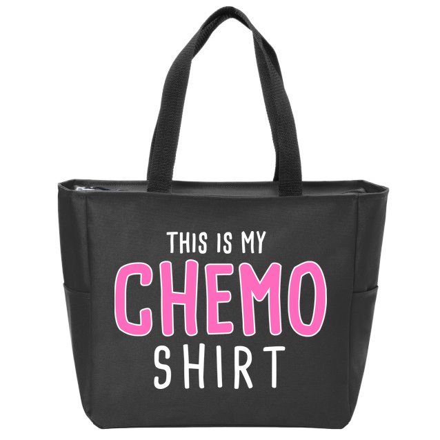 This Is My Chemo Shirt Zip Tote Bag