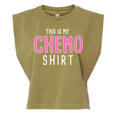 This Is My Chemo Shirt Garment-Dyed Women's Muscle Tee