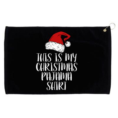 This Is My Christmas Pajama Grommeted Golf Towel