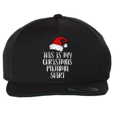 This Is My Christmas Pajama Wool Snapback Cap