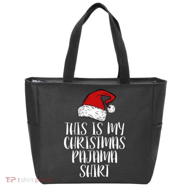 This Is My Christmas Pajama Zip Tote Bag