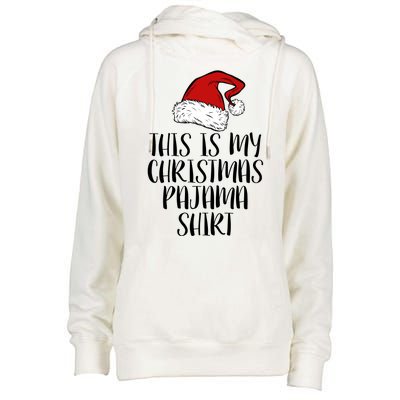 This Is My Christmas Pajama Womens Funnel Neck Pullover Hood