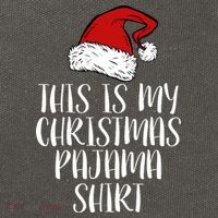 This Is My Christmas Pajama Cotton Canvas Backpack