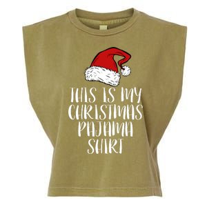 This Is My Christmas Pajama Garment-Dyed Women's Muscle Tee