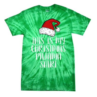 This Is My Christmas Pajama Tie-Dye T-Shirt