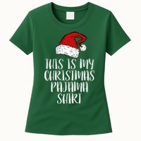 This Is My Christmas Pajama Womens T-Shirt