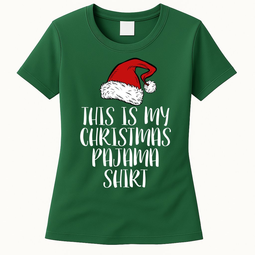 This Is My Christmas Pajama Womens T-Shirt