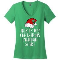 This Is My Christmas Pajama Women's V-Neck T-Shirt