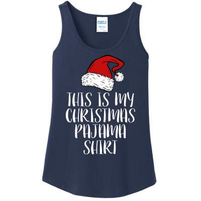 This Is My Christmas Pajama Ladies Essential Tank