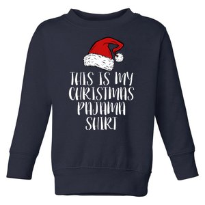 This Is My Christmas Pajama Toddler Sweatshirt