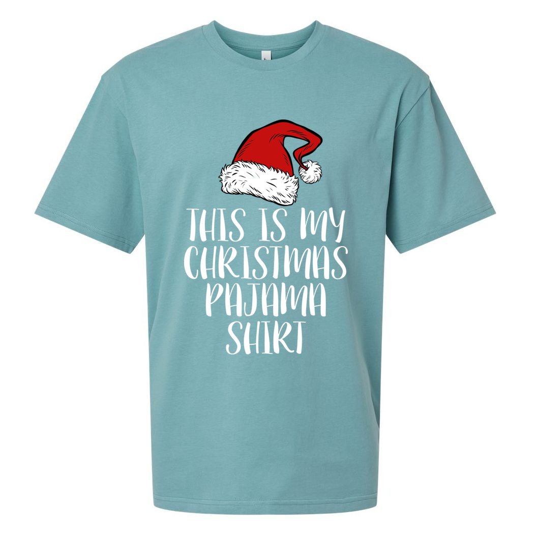 This Is My Christmas Pajama Sueded Cloud Jersey T-Shirt