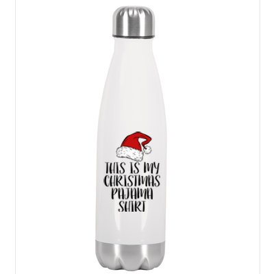 This Is My Christmas Pajama Stainless Steel Insulated Water Bottle