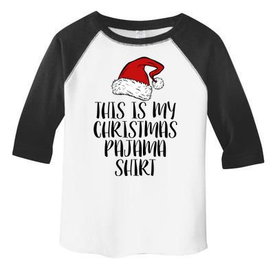 This Is My Christmas Pajama Toddler Fine Jersey T-Shirt