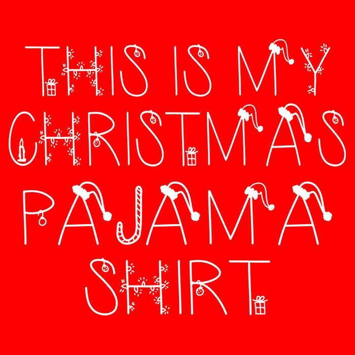 This Is My Christmas Pajama Shirt Funny Tall T-Shirt