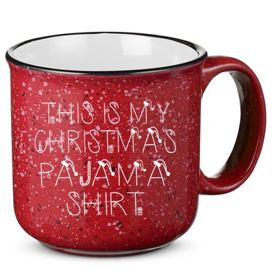 This Is My Christmas Pajama Shirt Funny 15oz Campfire Ceramic Mug
