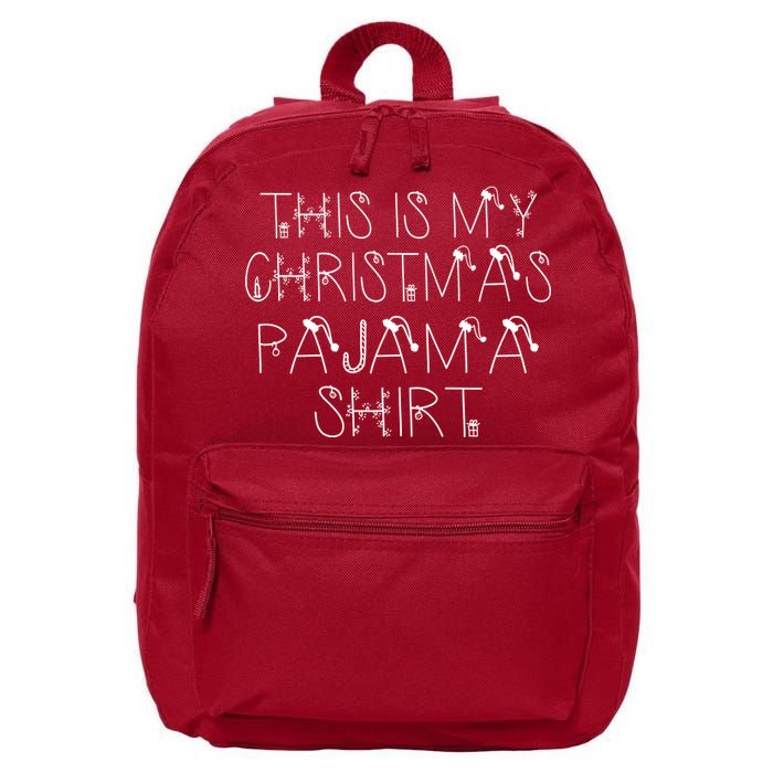 This Is My Christmas Pajama Shirt Funny 16 in Basic Backpack