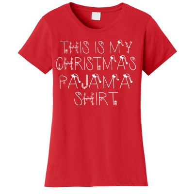 This Is My Christmas Pajama Shirt Funny Women's T-Shirt