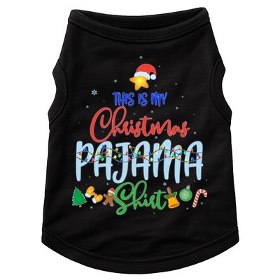 This is My Christmas PJ Shirt Doggie Tank